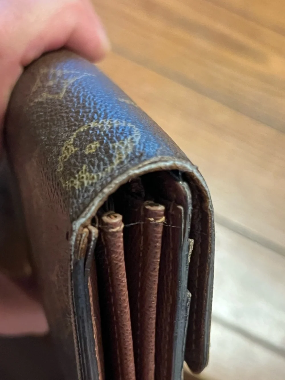 Louis Vuitton Monogram Canvas Long Wallet - Dark Brown Monogram